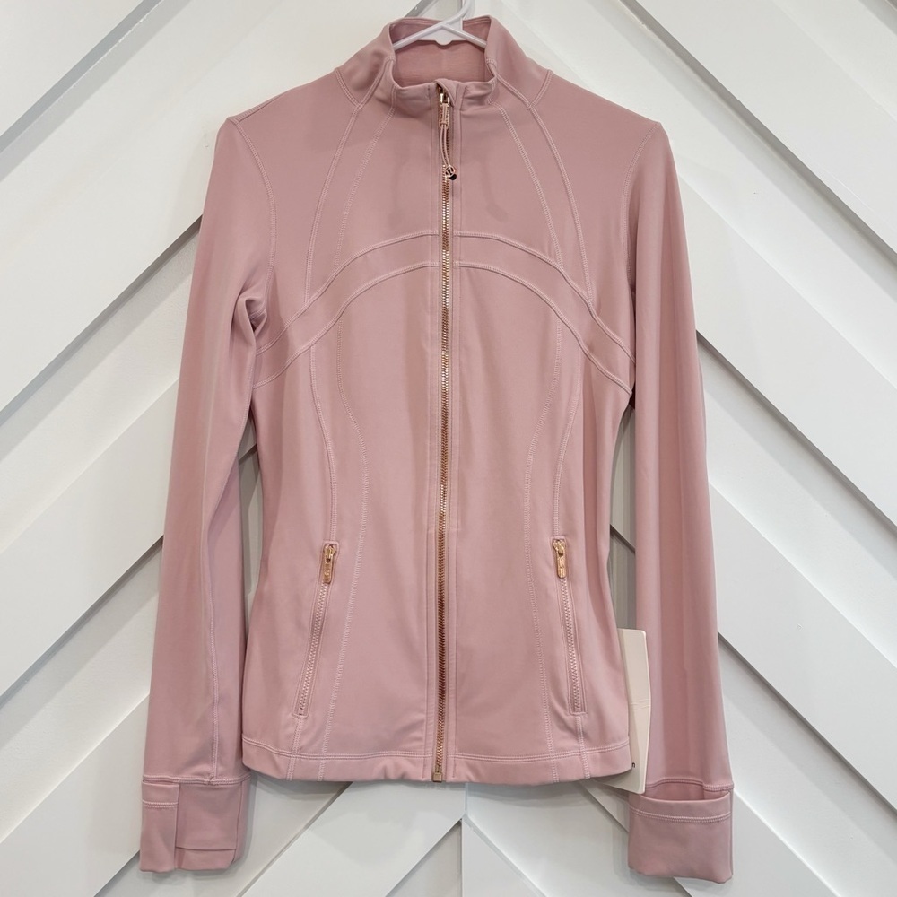 NWT Lululemon Define Jacket *Nulu In Pink Haze/Rose Gold Size 6